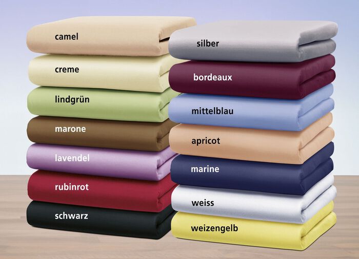 Edel-Jersey-Spannbetttuch mit Elasthan 