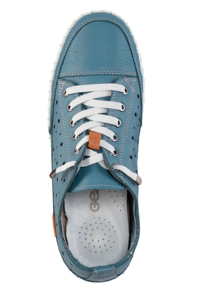 Gemini, sommerliche Damen-Schn&uuml;rschuhe, Weite G, mit herausnehmbarem Fu&szlig;bett JEANS