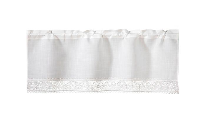 Kurzstore mit feiner Schmetterlingsstickerei 