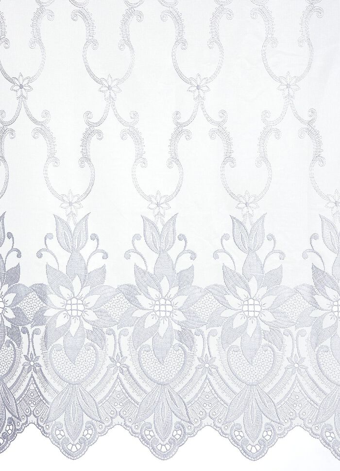 Fensterdekoration mit Universalschienenband 