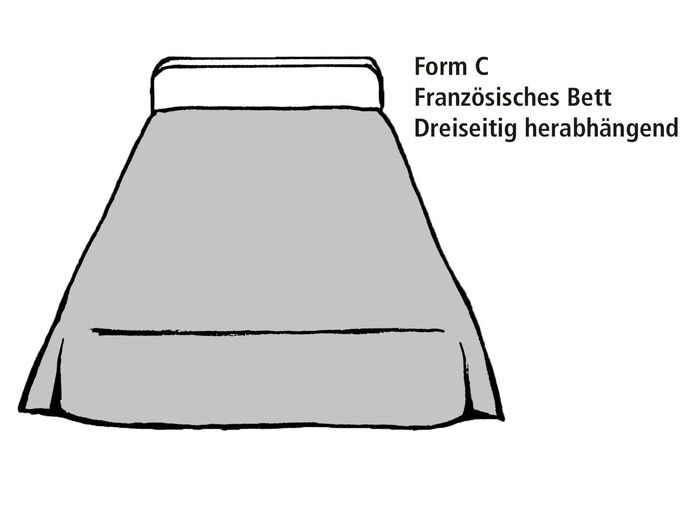 Tagesdecke mit naturnahen Blättermotiven GOLD