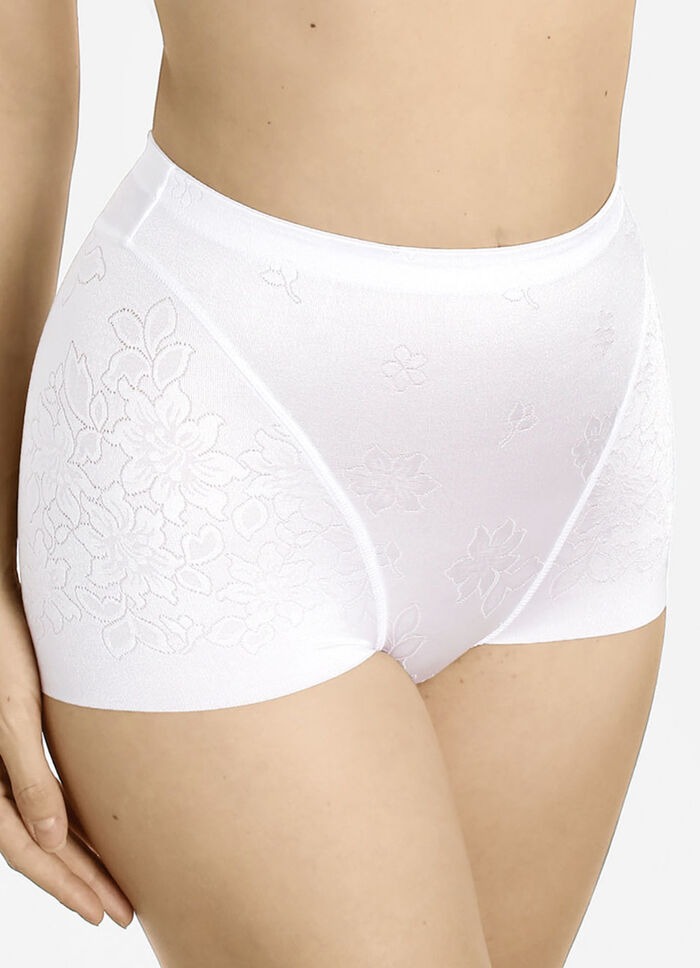 Zweierpack Sassa Miederhosen mit verst&auml;rktem Vorderteil 1X PUDER, 1X WEISS