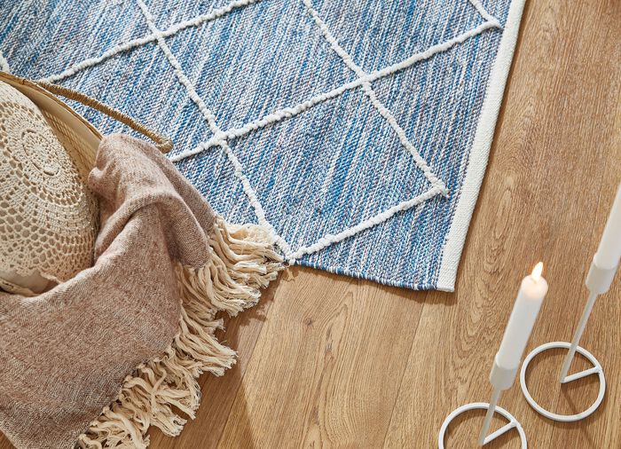 Moderne Br&uuml;cken und Teppiche aus 100% Baumwolle 