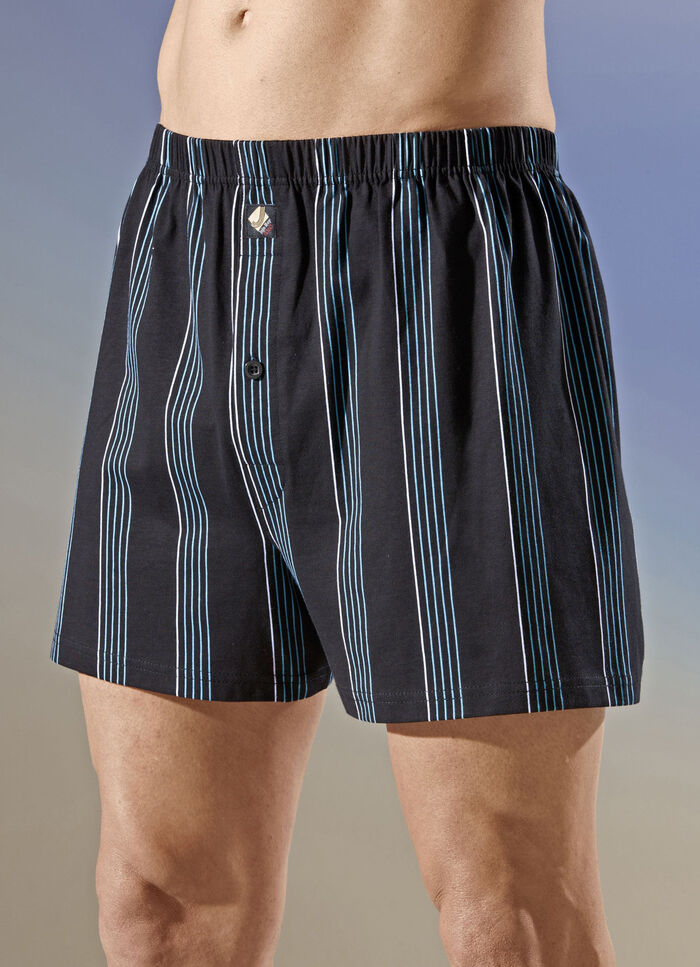 Viererpack Boxershorts mit Streifendessin 
