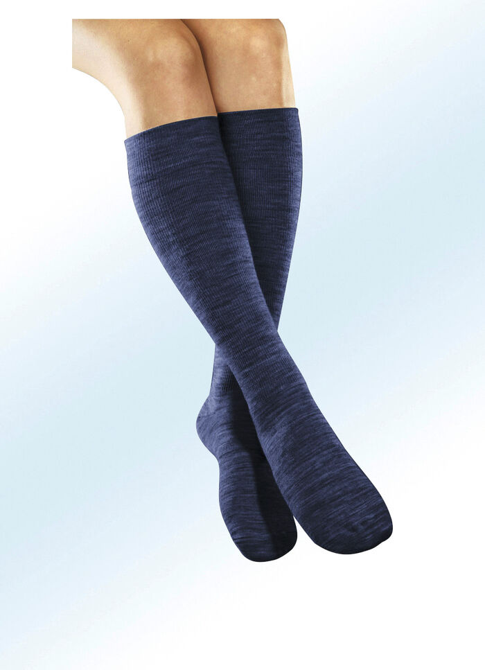 Stützkniestrümpfe, 3er Pack MARINE