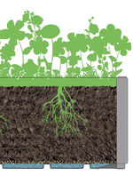 Pflanzkasten aus recyceltem Polypropylen WEISS