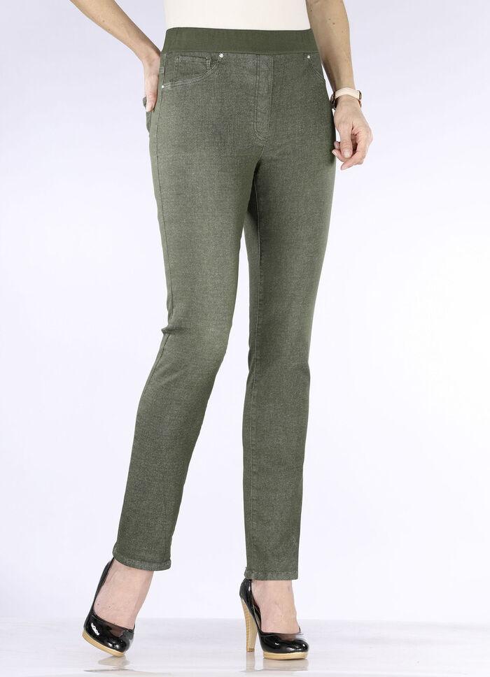 Jeans in bequemer Schlupfform OLIV MELIERT