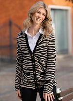 Strickjacke in Jacquard-Dessin 