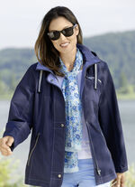 Schal mit Fantasieblüten-Dessin 