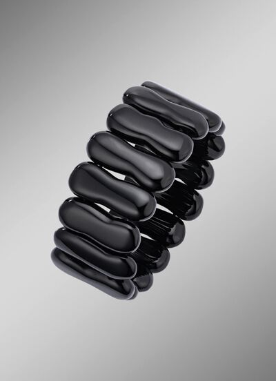 Elastisches Armband mit Onyx 