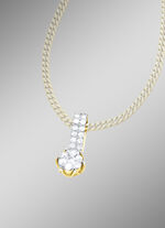 Schicker, voll ausgefasster Anh&auml;nger mit 21 Brillanten 