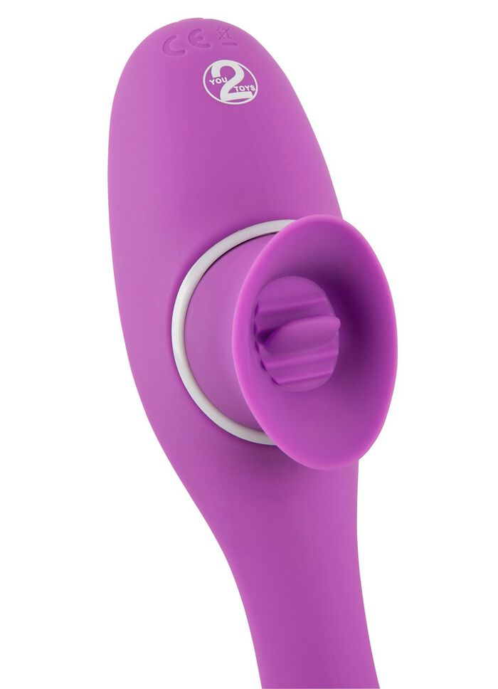 Rabbitvibrator mit Leckfunktion  