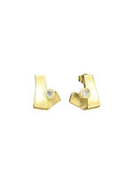 Zarte Brillanz – Ohrstecker aus edlem Gold 