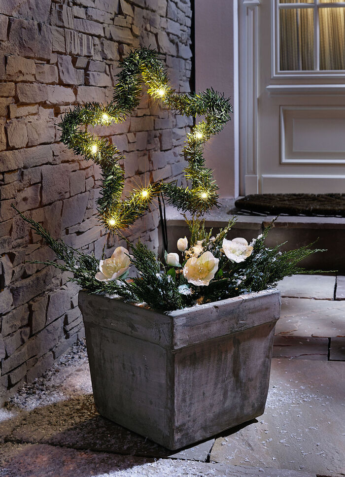 LED-Stern in Tannenoptik 