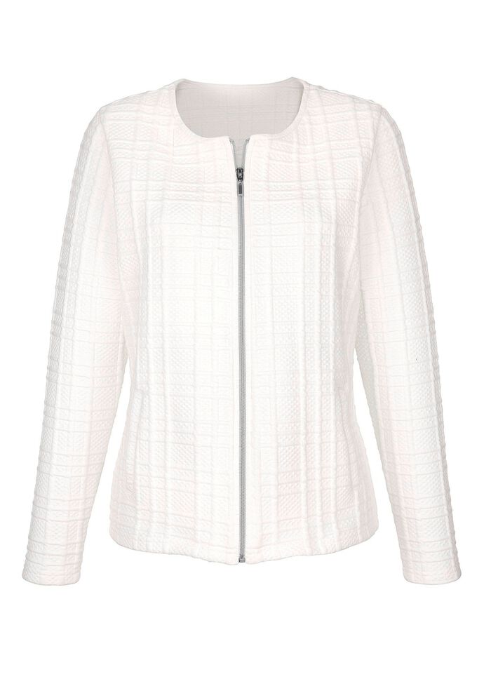 Shirtjacke mit seitlichen Eingrifftschen 