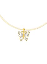 Filigraner Schmetterlings-Anh&auml;nger 