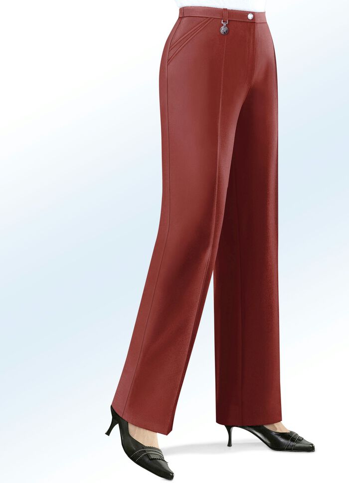 Komforthose ZIEGELROT