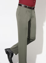 "Klaus Modelle"-Unterbauchhose mit Gürtel in 5 Farben OLIV