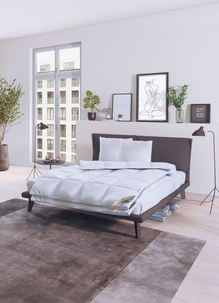 Herrlich warme Daunendecken-Serie Winterträume von Spessarttraum WEISS