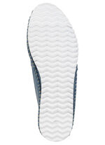 Andrea Conti, klassische Damen-Slipper, Weite G, mit herausnehmbarem Fußbett BLAU