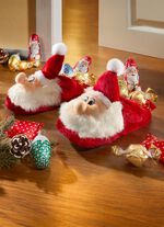 Weihnachtspantoffeln mit s&uuml;&szlig;er F&uuml;llung 