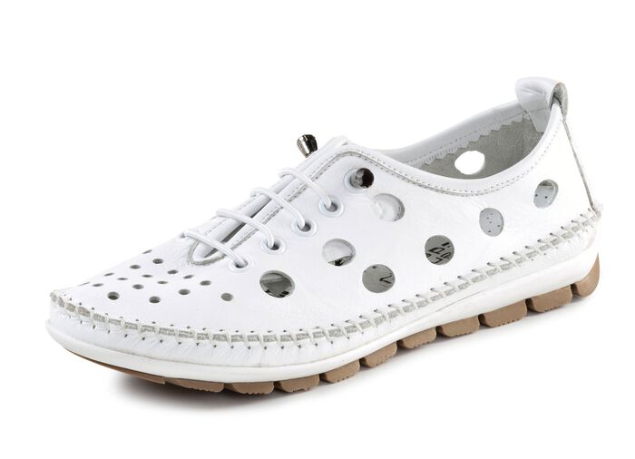 ELENA EDEN, sommerliche Damen-Slipper, Weite G, mit herausnehmbarem Fu&szlig;bett 