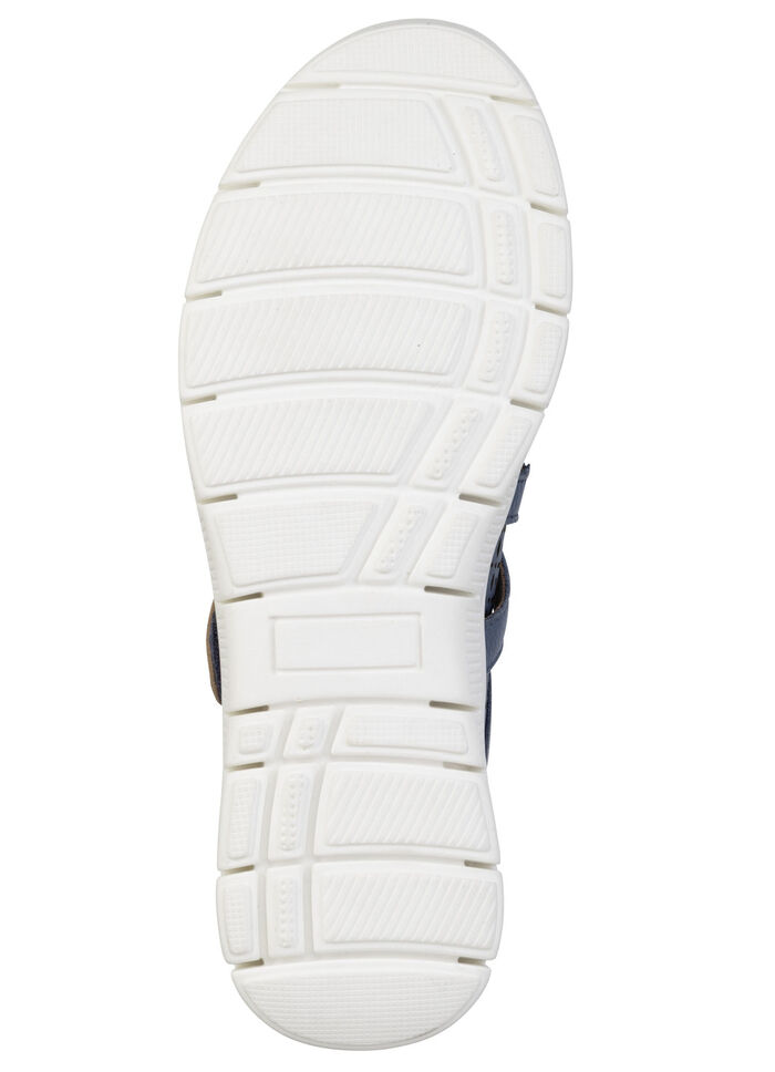 ELENA EDEN, sommerliche Damen-Spangenschuhe, Weite H, mit herausnehmbarem Fußbett JEANS