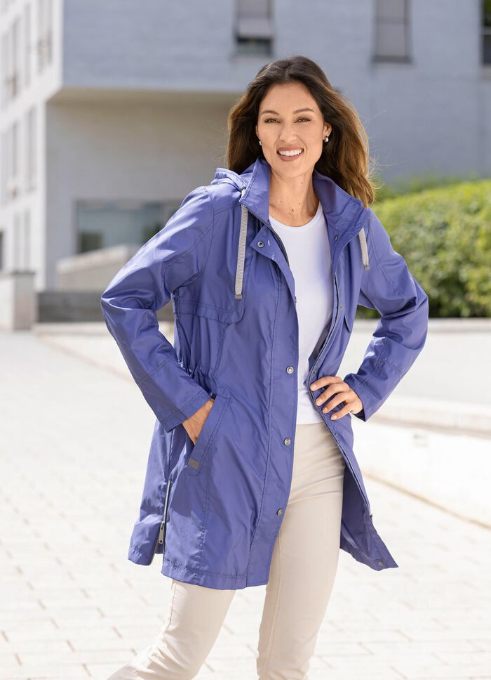 Funktions-Kurzmantel in Trench-Optik ENZIAN