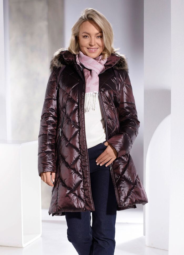 Kurzmantel in 2 Farben KASTANIE