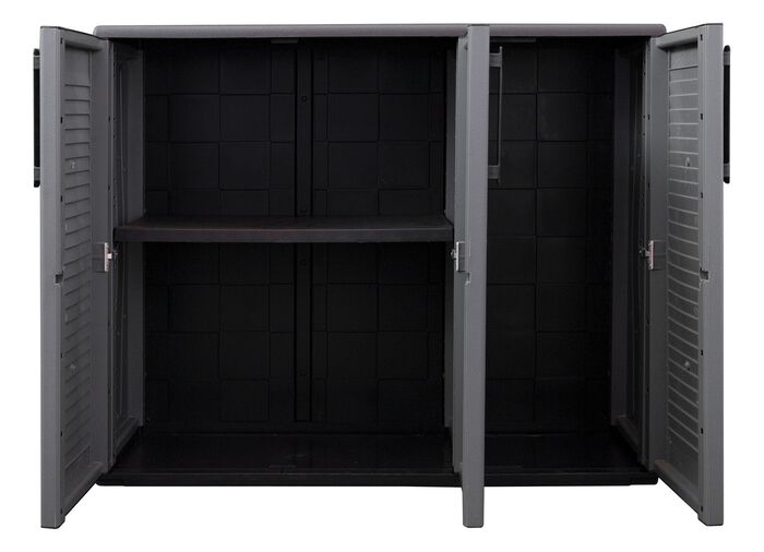  Gartenschrank GRAU