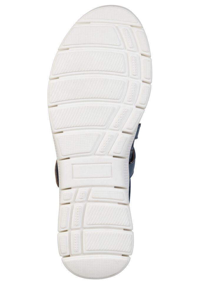 ELENA EDEN, sommerliche Damen-Spangenschuhe, Weite H, mit herausnehmbarem Fu&szlig;bett JEANS