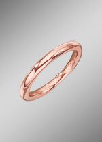 Hochgl&auml;nzender Partnerring aus Ros&eacute;gold 