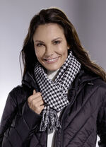 Schal mit Hahnentritt-Dessin 