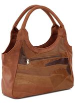 Patchwork-Tasche aus Nappaleder  