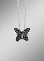 Schmetterling-Anh&auml;nger mit 20 Brillanten 