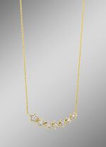 Sterne-Halskette mit Brillanten 