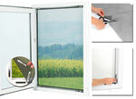 Fenster-Moskitonetz mit Magneten