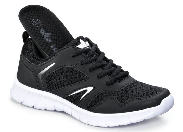 Sneaker mit Wechselfu&szlig;bett SCHWARZ