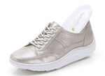 Waldläufer, bequeme Damen-Schnürschuhe, Weite H, Sohle mit Abrollfunktion CHAMPAGNER