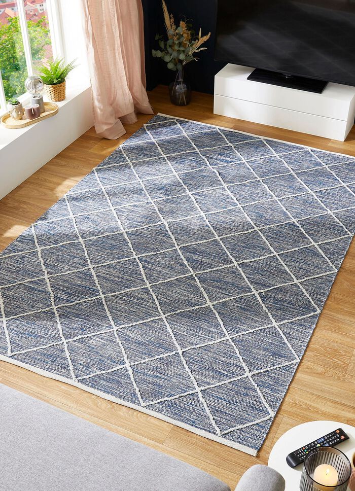 Moderne Br&uuml;cken und Teppiche aus 100% Baumwolle 