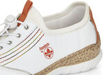 Rieker Sneaker mit elastischem Schnellschn&uuml;rsystem mit Stopper WEISS-BUNT