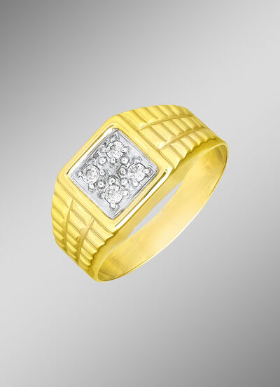 Schicker Herrenring aus Gold  Schicker Herrenring aus Gold