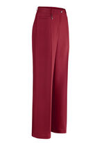 Elegante Hose mit apartem Zieranh&auml;nger ROT
