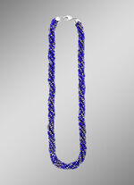 Schmuck-Set mit blauen Kristallen, 2-teilig 