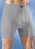 Dreierpack Unterhosen aus Feinripp mit Eingriff, uni bunt 