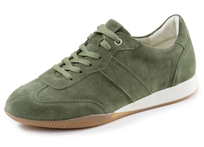 ELENA EDEN, bequeme Damen-Sneaker, Weite H, mit herausnehmbarem Fu&szlig;bett GR&Uuml;N