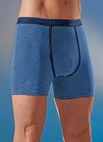 Dreierpack Pants mit Elastikbund, allover dessiniert 