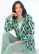 Strickjacke in sehr flauschiger Qualit&auml;t 