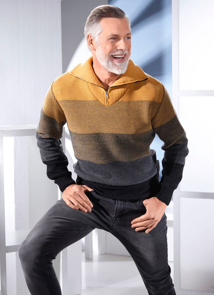 Troyer mit kurzem Rei&szlig;verschluss 