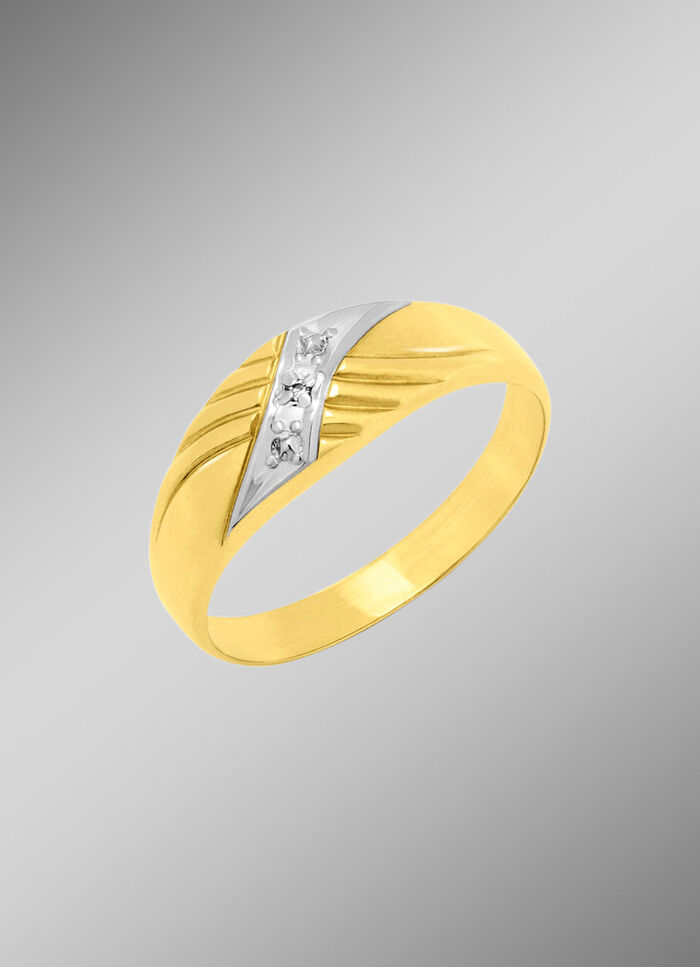 Damenring in Bicolor 